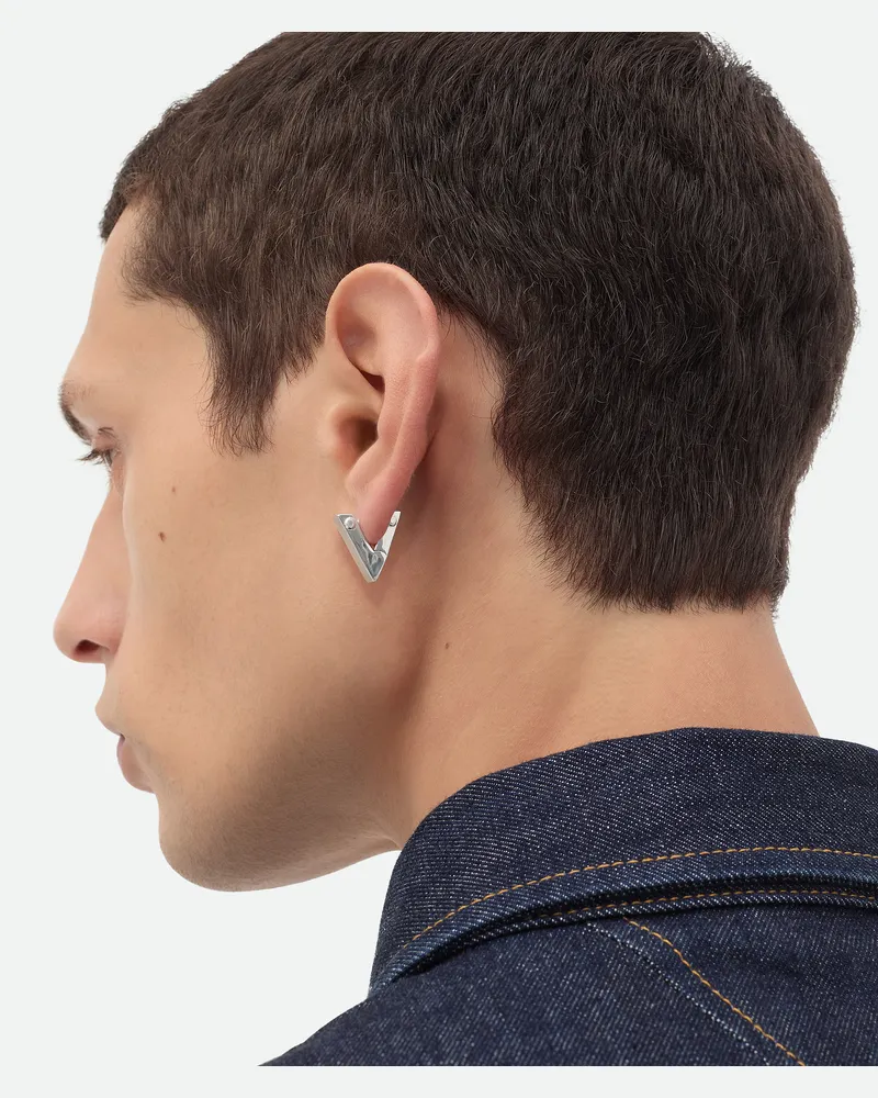 Bottega Veneta Rivet Ohrringe - Silber - Damen - 100 % Sterlingsilber Silber