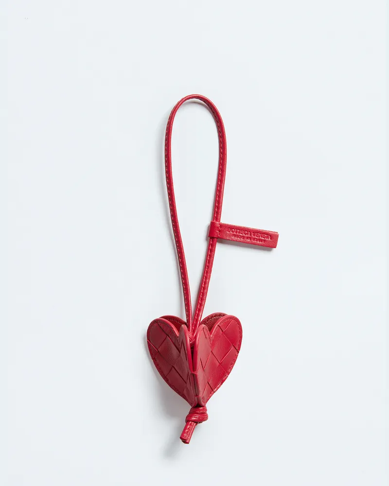 Bottega Veneta Herz-charm - Rot - Unisex Rot
