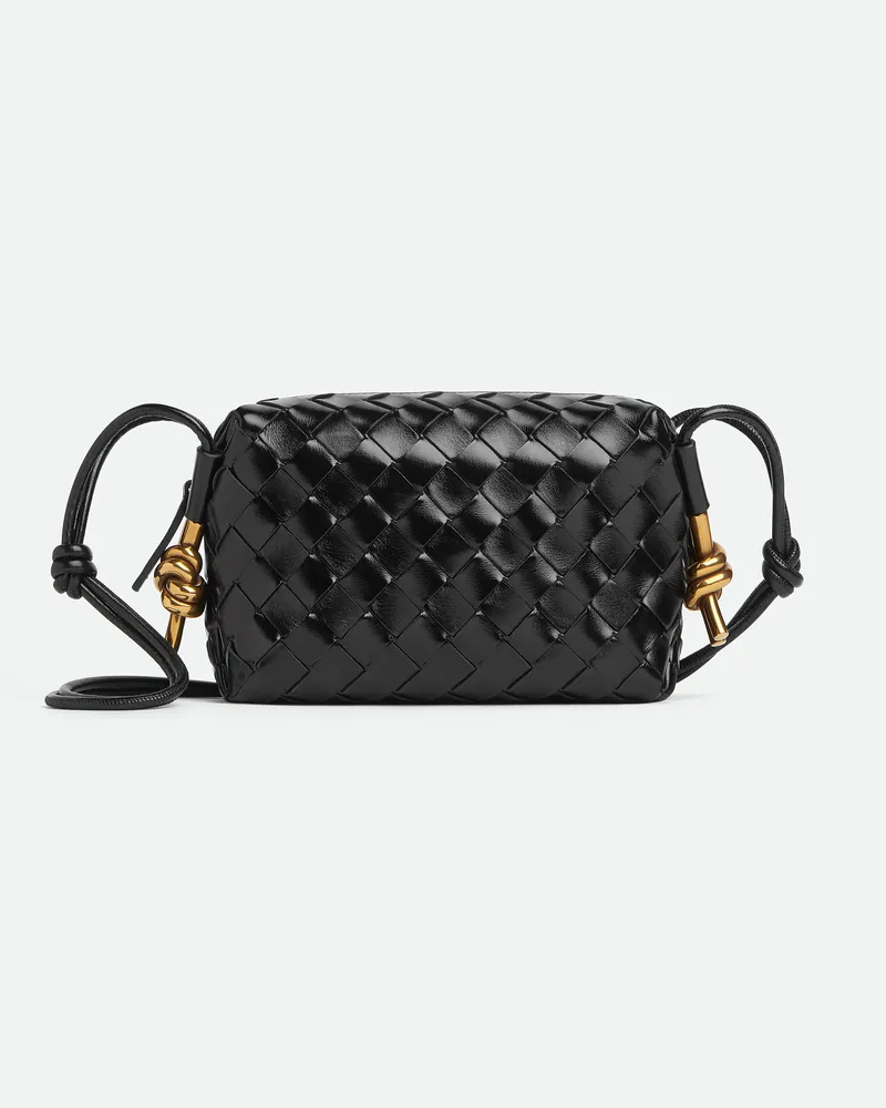 Bottega Veneta Mini Loop Metal Knots - Schwarz - Damen - Kalbsleder Schwarz