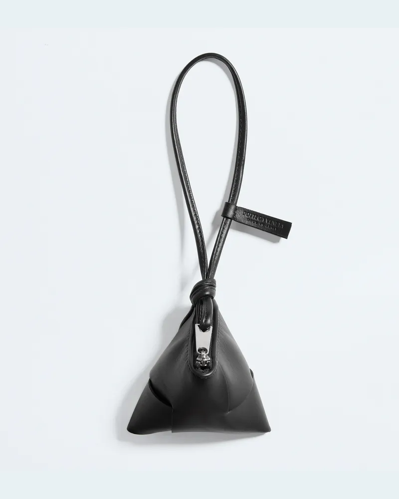 Bottega Veneta Angolo Geldbörsen-Charm-Schwarz - Unisex Schwarz