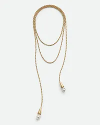 Bottega Veneta Pearl Schalcollier White