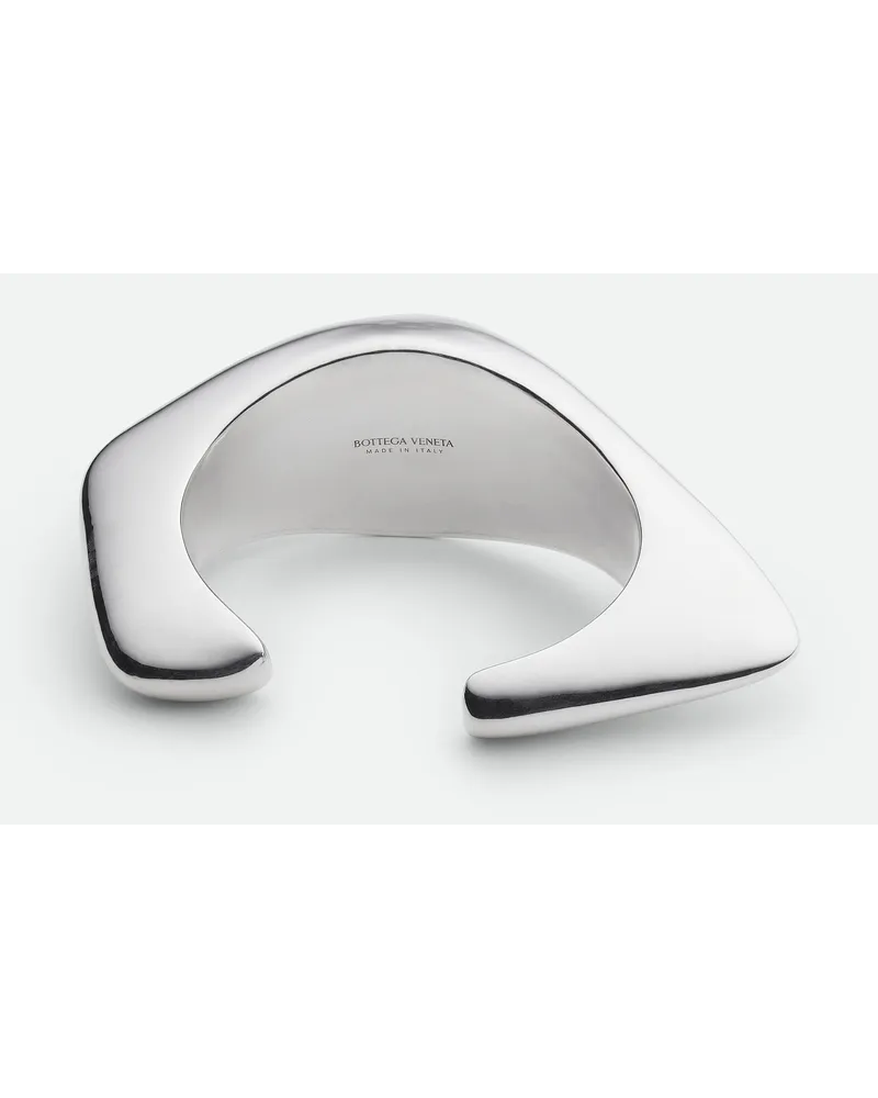 Bottega Veneta Fin Armreif Silver