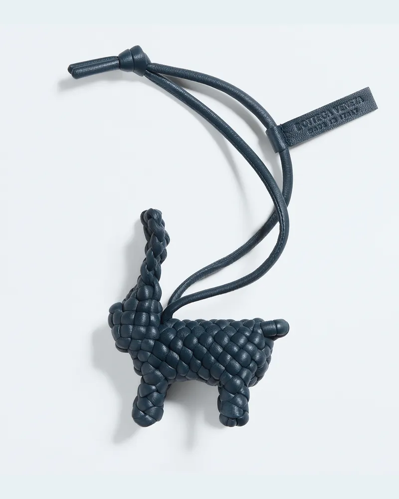 Bottega Veneta Kaninchen-Charm-Blau - Unisex Blau