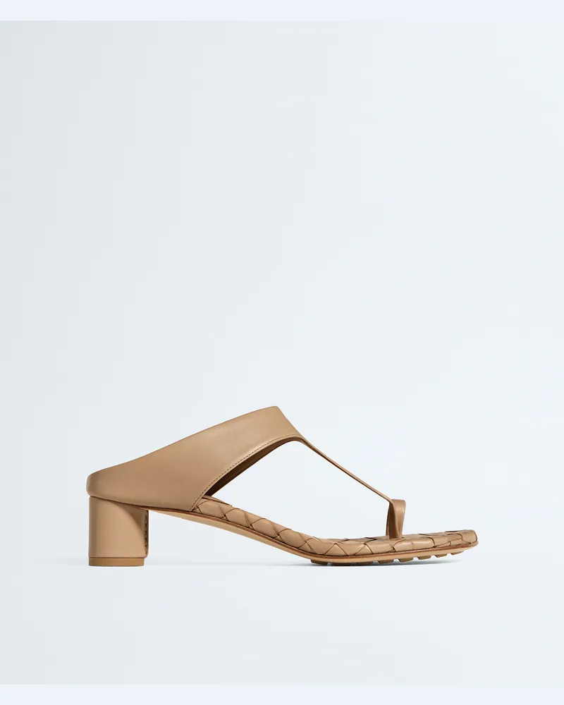 Bottega Veneta Livia Zehenstegsandalen-Beige - Damen Beige