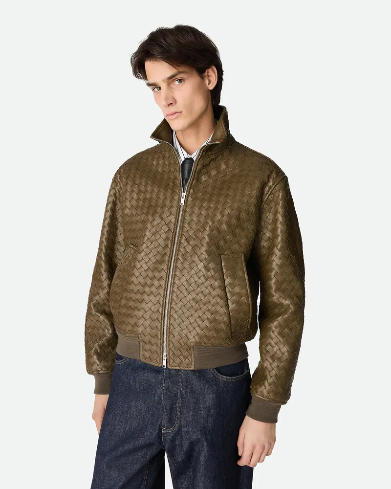 Bottega Veneta Intrecciato Lederblouson Liana