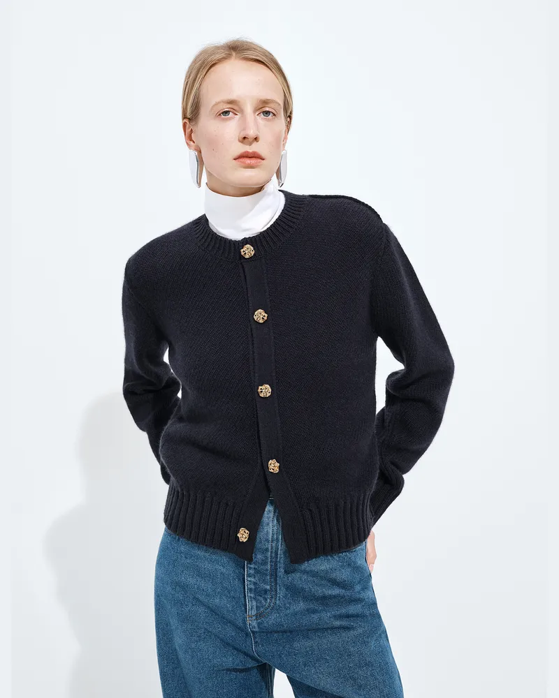 Bottega Veneta Kaschmir-Cardigan-Blau - Damen Blau