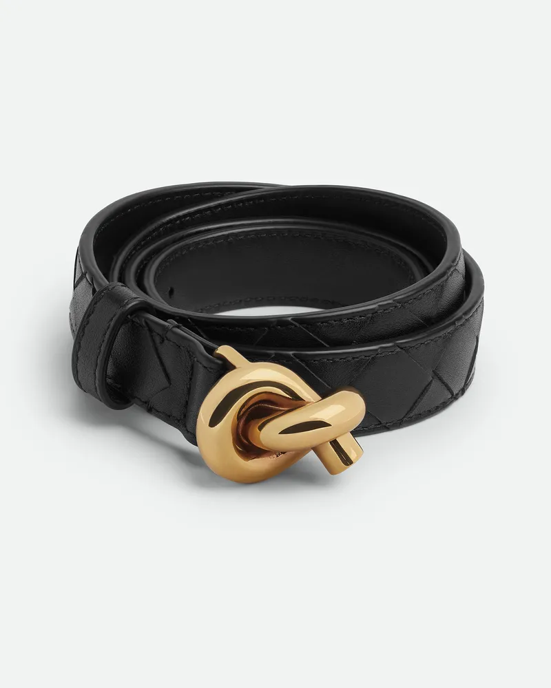 Bottega Veneta Knot Gürtel Black
