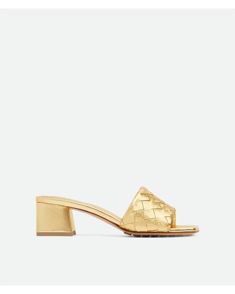Bottega Veneta Parco Mules - Gold - Damen 100 % Lammleder Gold