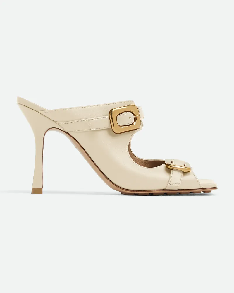 Bottega Veneta Stretch Buckle Mule-sandale - Weiß - Damen Weiß