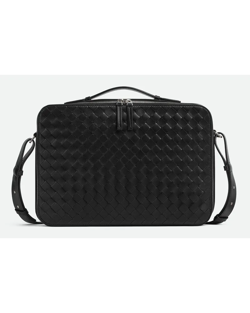Bottega Veneta Sch Getaway Aktentasche Black