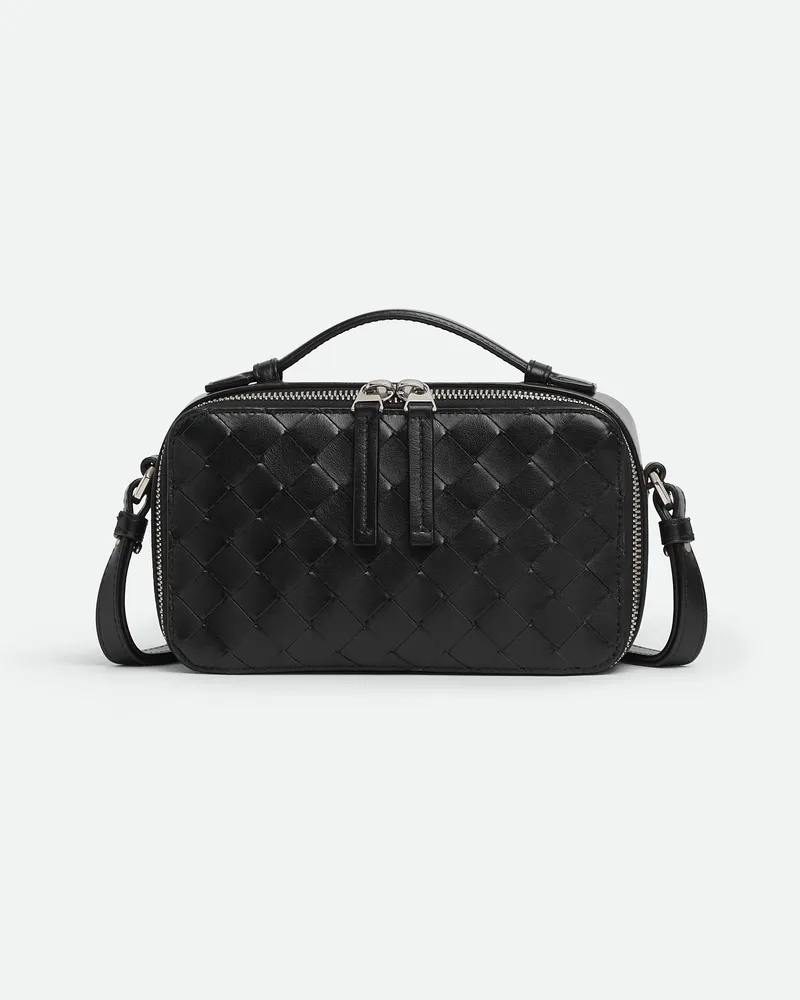 Bottega Veneta Getaway Handyhülle - Schwarz - Herren - 100 % Kalbsleder Schwarz