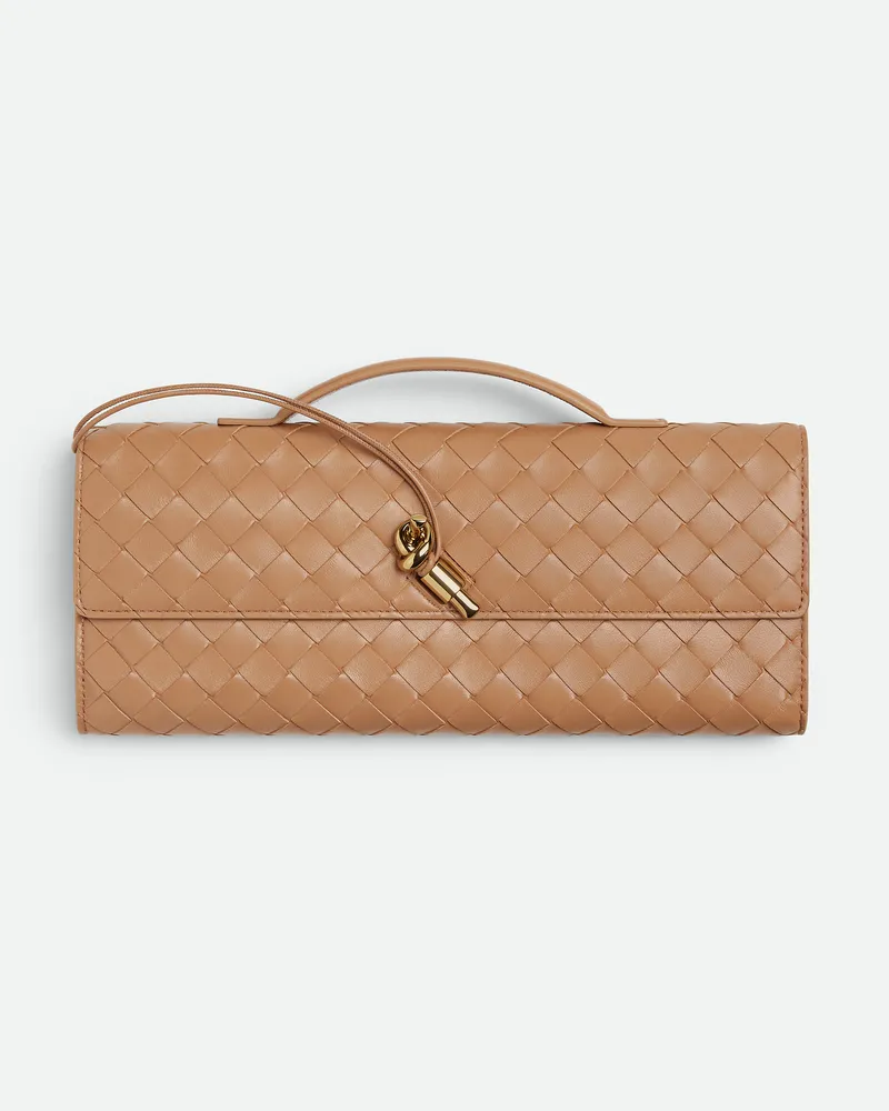 Bottega Veneta Andiamo Clutch Pale