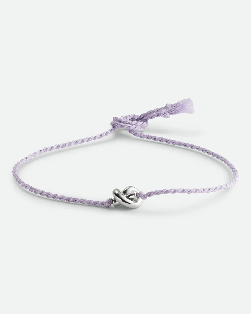 Bottega Veneta Freundschaftsarmband - Lila - Unisex 50 % Seide & 50 % Sterlingsilber Lila
