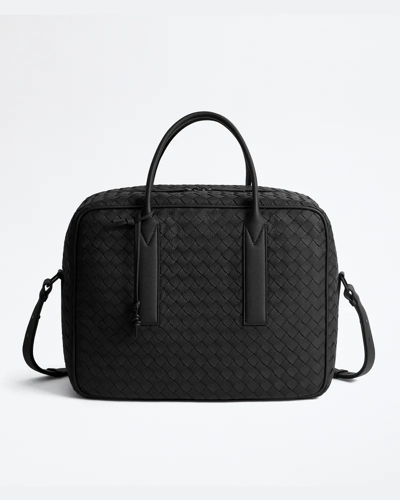 Bottega Veneta Getaway Weekender-Schwarz - Herren Schwarz