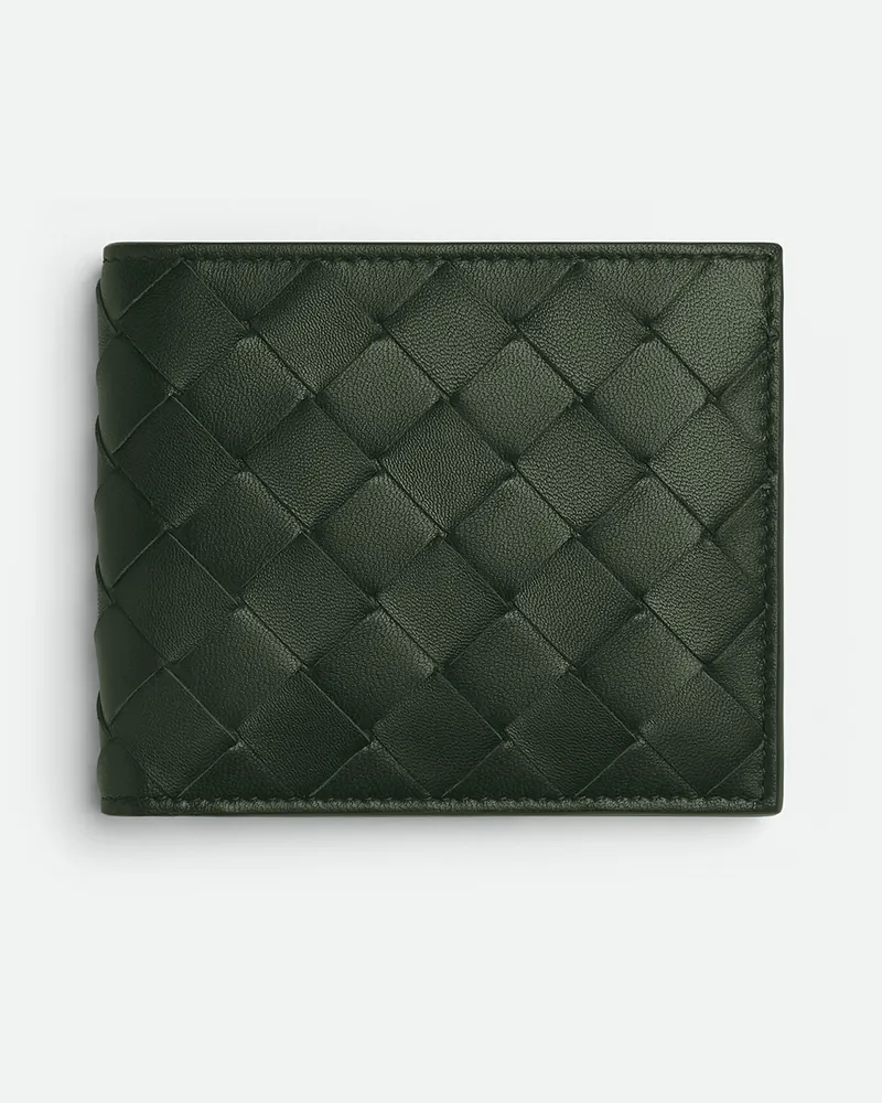 Bottega Veneta Bi-fold Portemonnaie - Grün - Herren Grün
