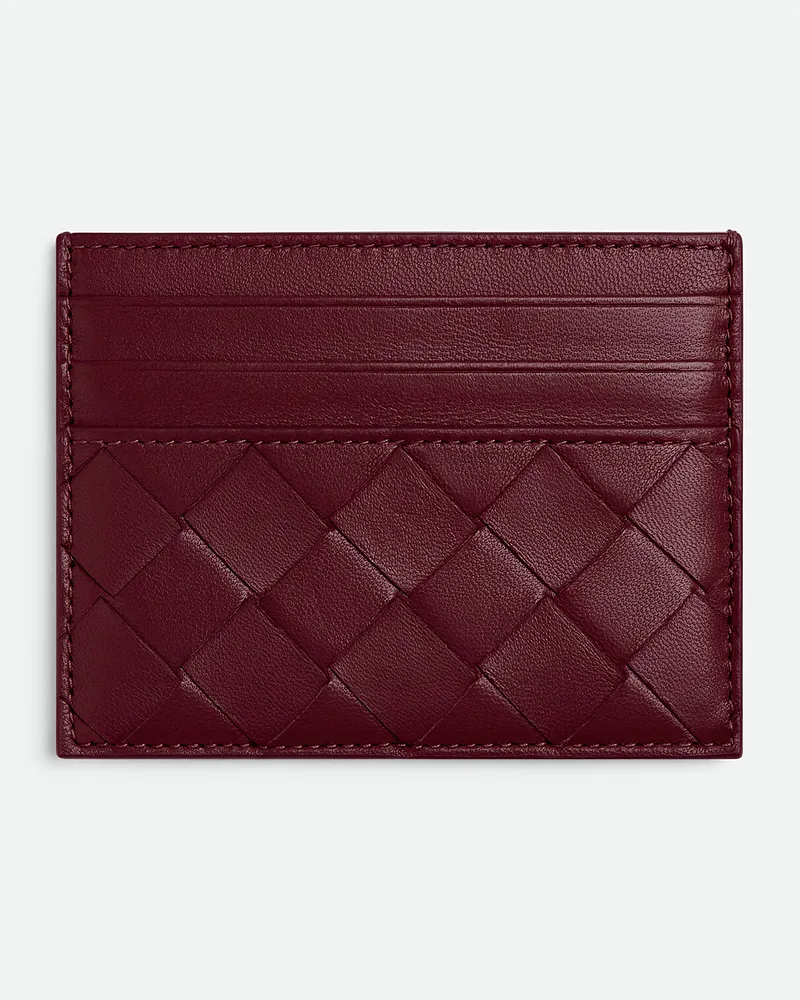 Bottega Veneta Intrecciato Kartenetui - Bordeaux - Damen Bordeaux
