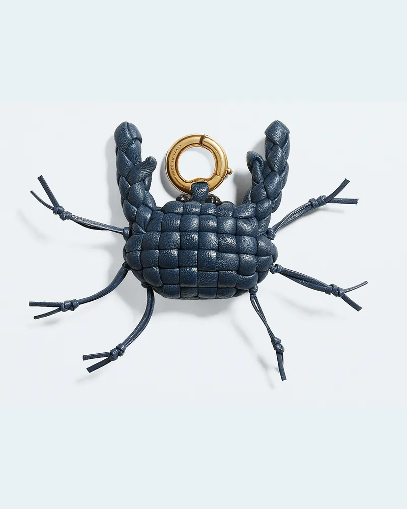 Bottega Veneta Krabben-Charm mit Haken-Blau - Herren Blau