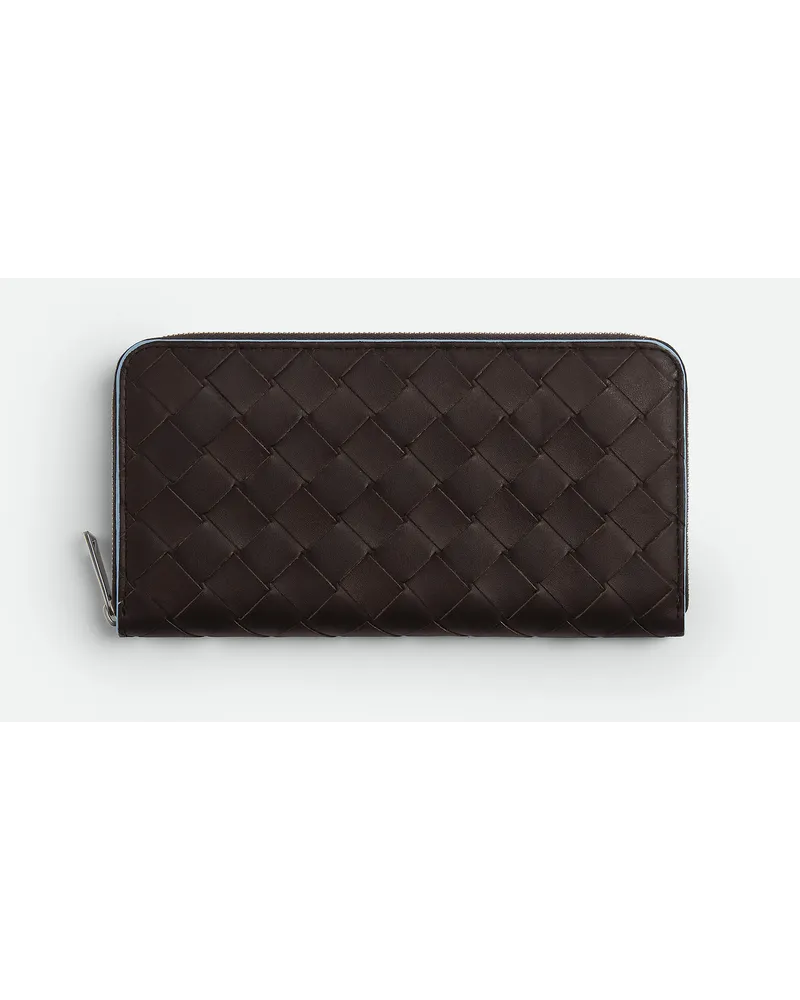 Bottega Veneta Intrecciato Portemonnaie Mit mlafenden Zip Fondant