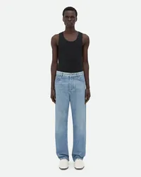 Bottega Veneta Wide Leg Denim Mit Weitem Bein Und Indigowaschung Mid