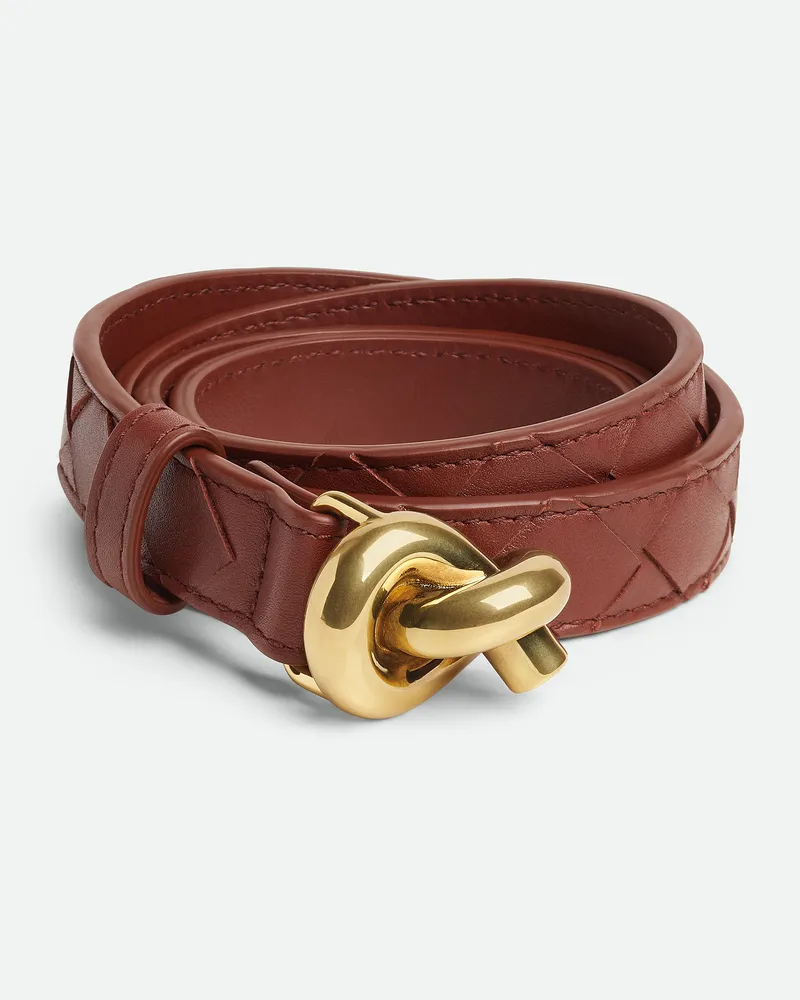 Bottega Veneta Knot Gürtel - Bordeaux - Damen Bordeaux