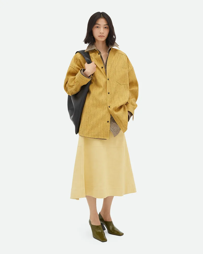 Bottega Veneta Hemd Aus Leichter Baumwolle Mimosa