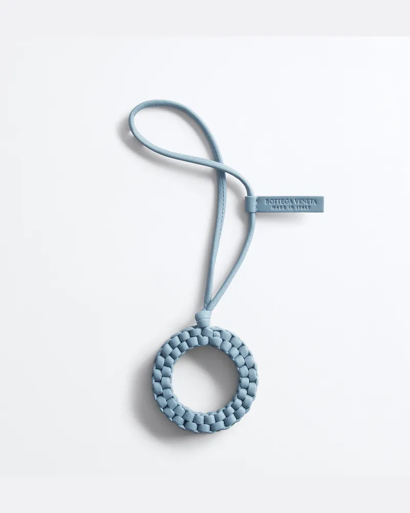 Bottega Veneta Buchstabe O-Charm-Blau - Unisex Blau