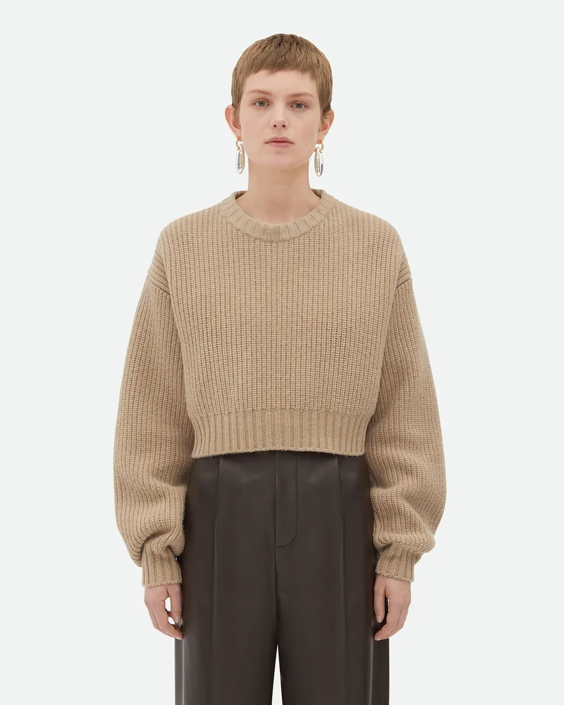 Bottega Veneta Pullover Aus Wolle Und Kaschmir Desert
