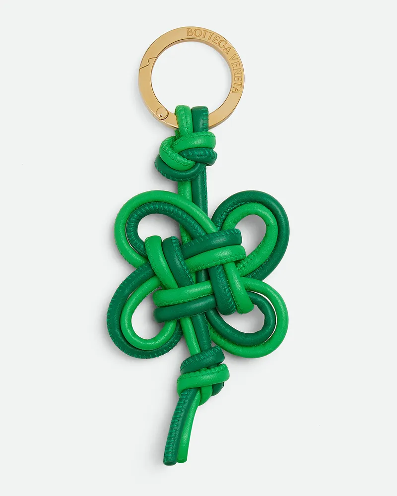 Bottega Veneta Quadrifoglio Schlüsselanhänger - Grün - Damen Grün