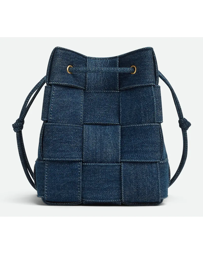 Bottega Veneta Kleine Cassette Beteltasche Zm mhängen Indigo