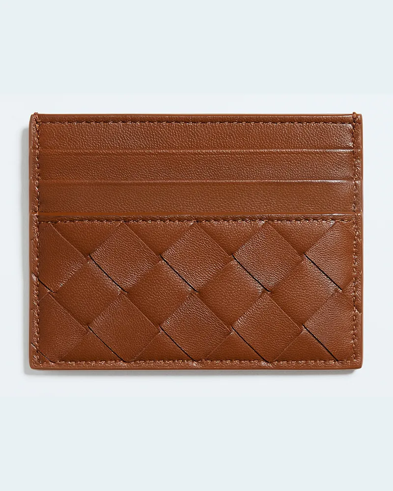 Bottega Veneta Intrecciato Kartenetui-Braun - Damen Braun