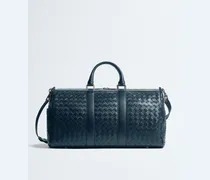 Intrecciato Reisetasche-Blau - Herren