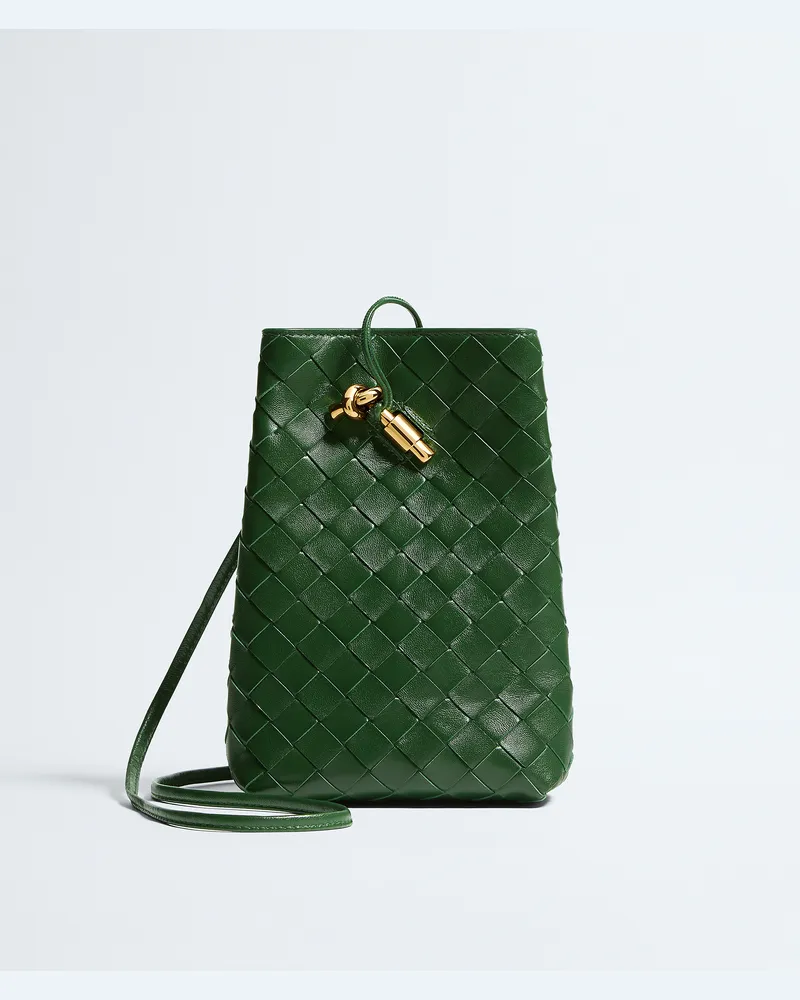 Bottega Veneta Andiamo Handytasche-Grün - Damen Grün