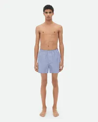 Bottega Veneta Badeshorts Aus Nylon Blue