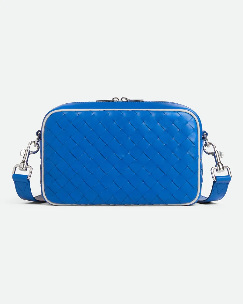 Bottega Veneta Kleine Intrecciato Camera Bag - Blau - Herren Blau