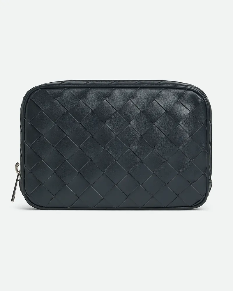 Bottega Veneta Kleiner Intrecciato Organizer Shadow