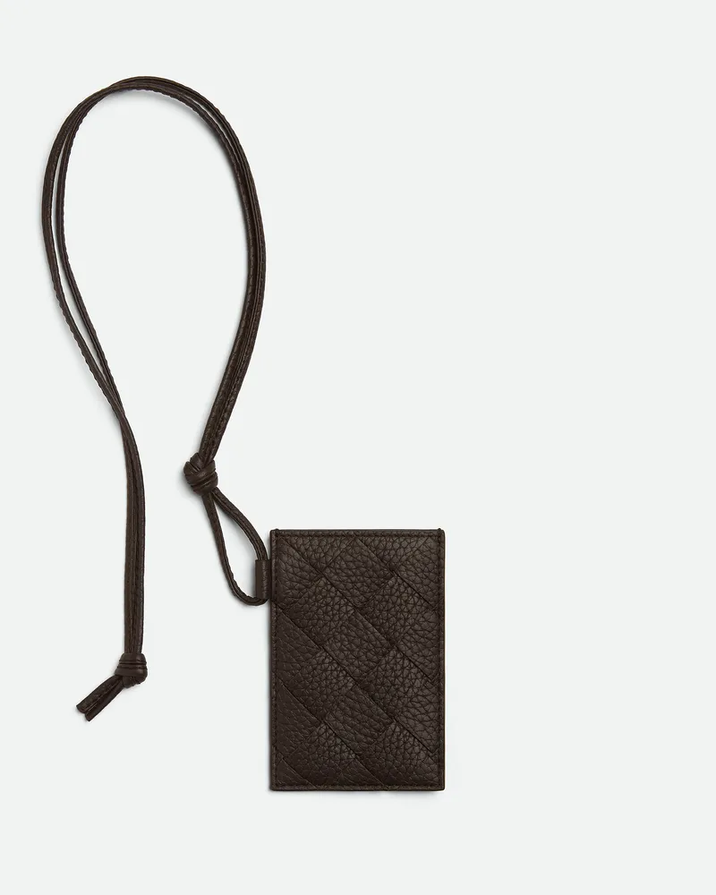 Bottega Veneta Intrecciato Ausweisetui - Braun - Herren - 100% Kalbsleder Braun