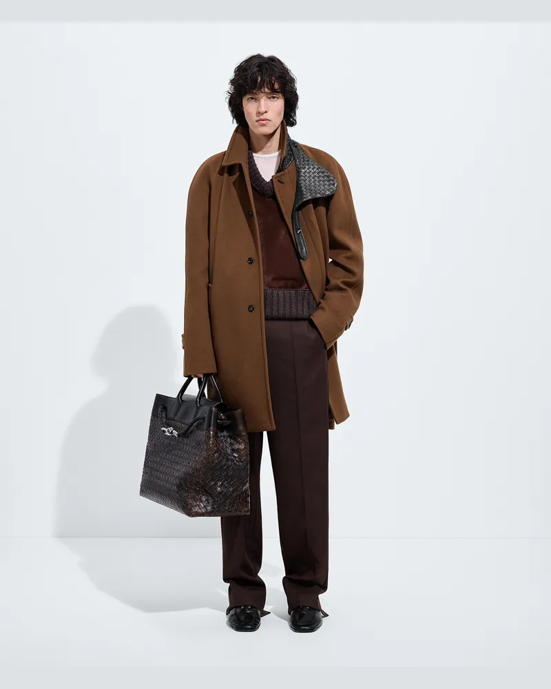 Bottega Veneta Mantel aus Wolle und Kaschmir-Braun - Herren Braun