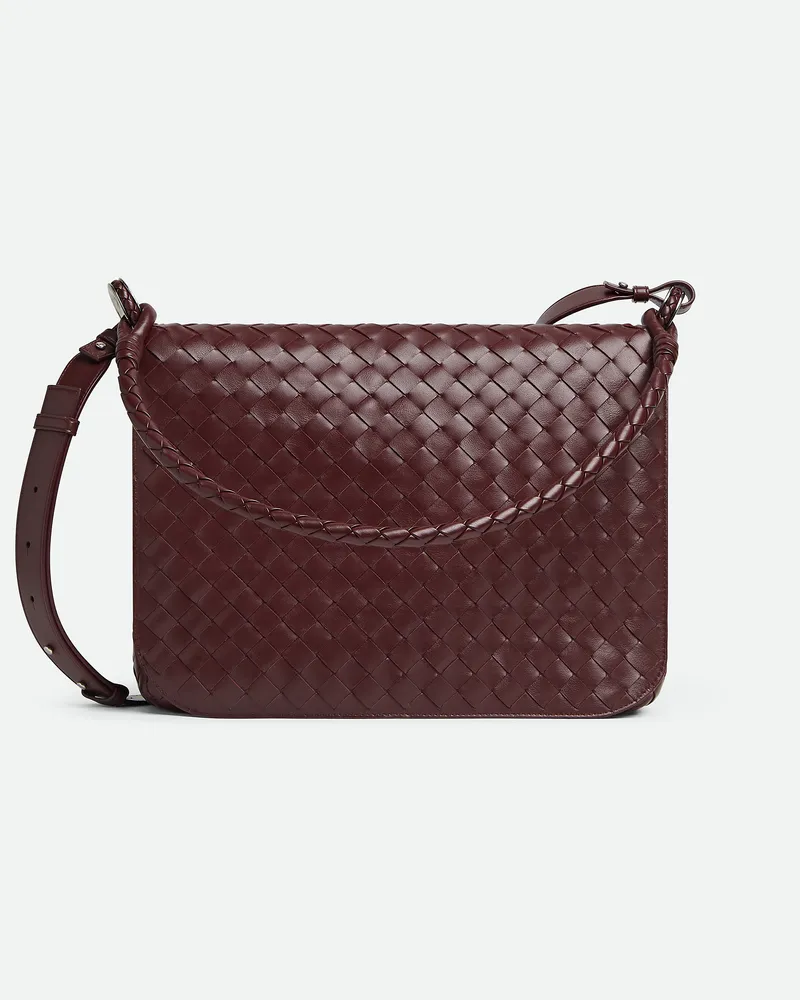 Bottega Veneta Swing Messenger Madder