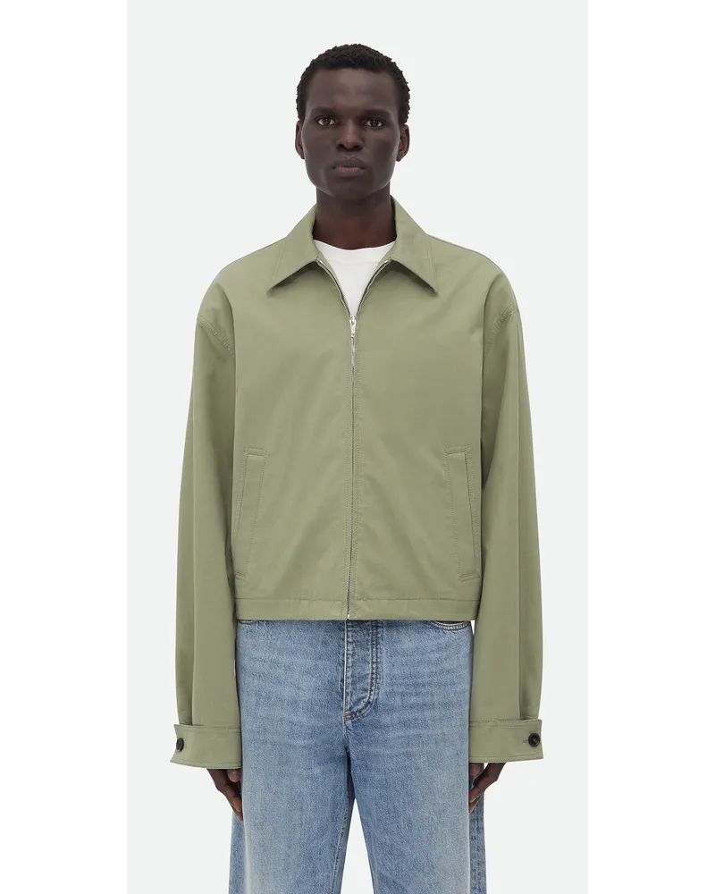 Bottega Veneta Blouson Aus Leichtem Baumwolltwill Juniper