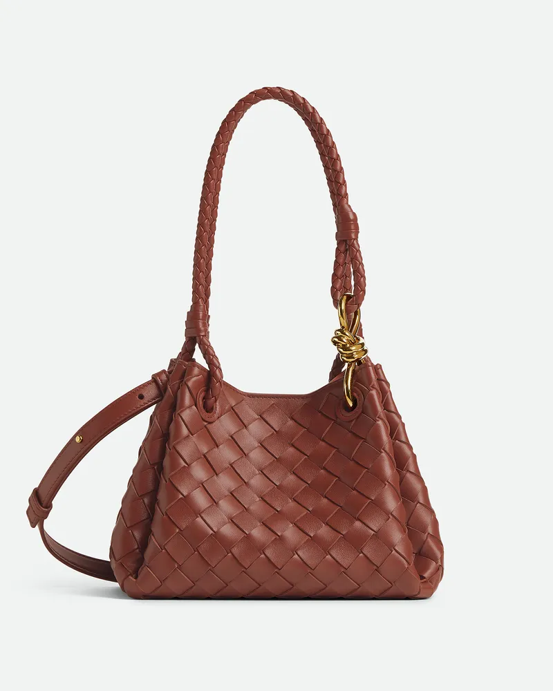 Bottega Veneta Kleine Parachute - Braun - Damen - 100 % Lammleder Braun