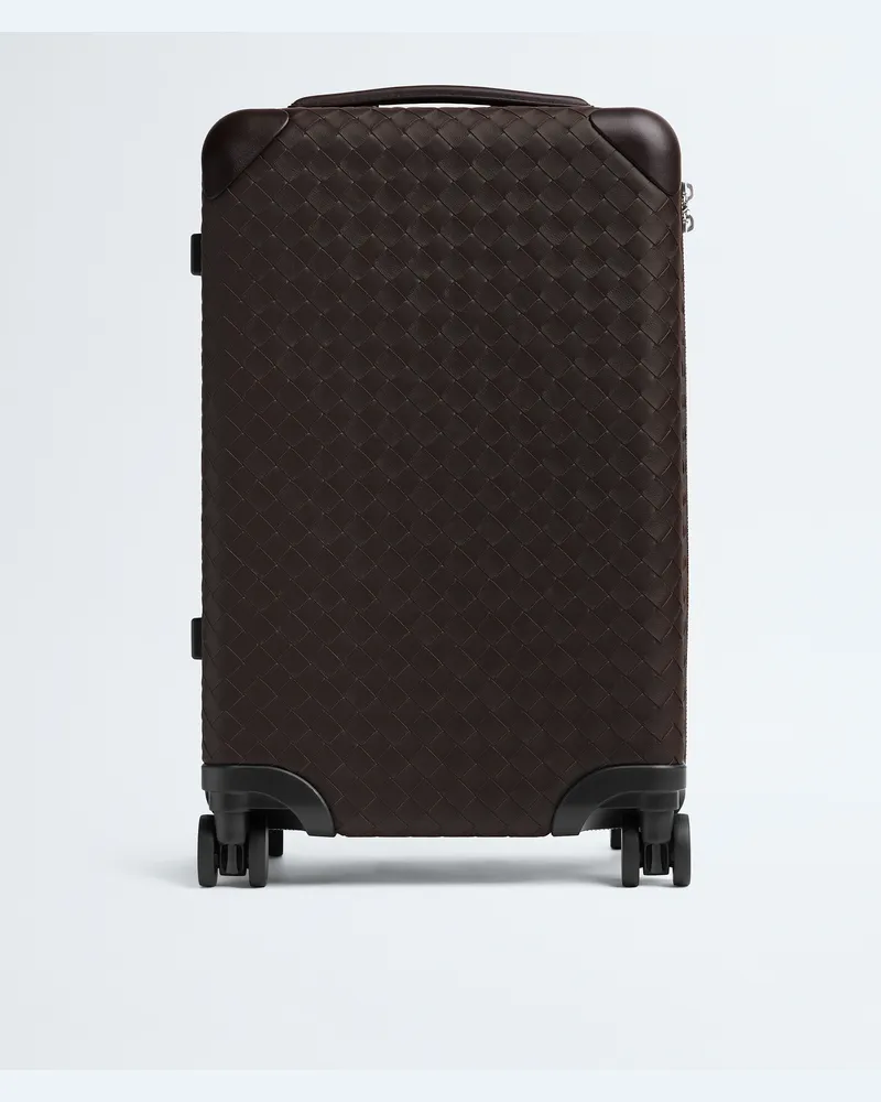 Bottega Veneta Odyssey Intrecciato Handgepäck-koffer - Braun - Unisex - 100 % Kalbsleder Braun