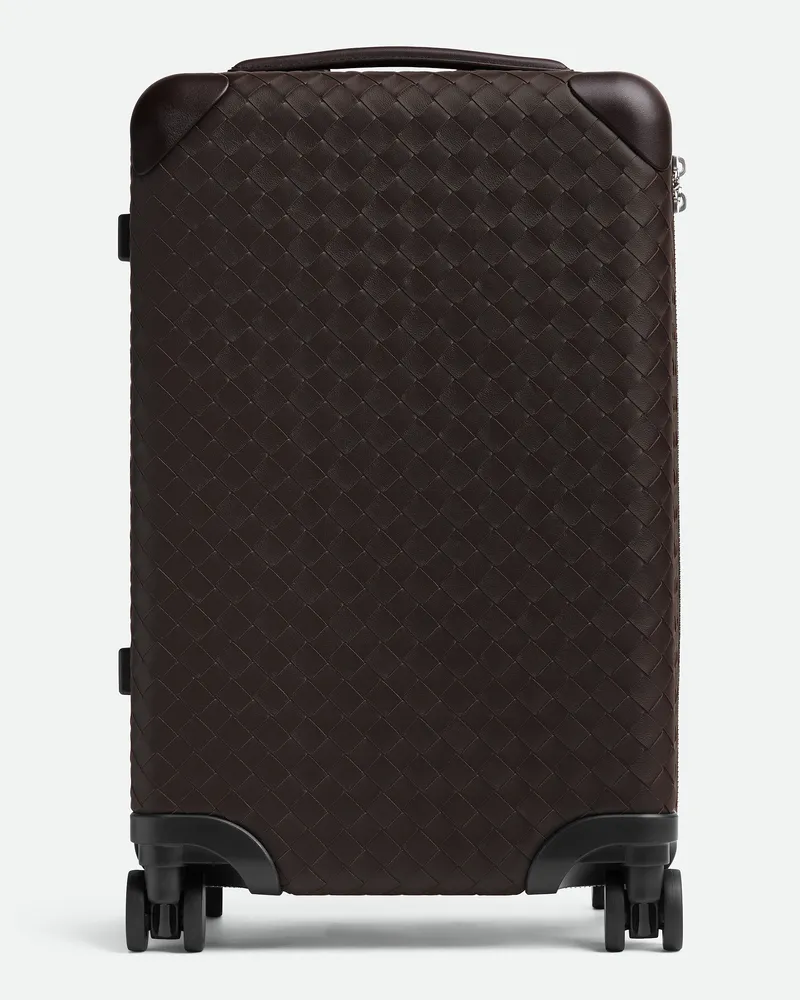 Bottega Veneta Odyssey Intrecciato Handgepäck-koffer - Braun - Unisex - 100 % Kalbsleder Braun