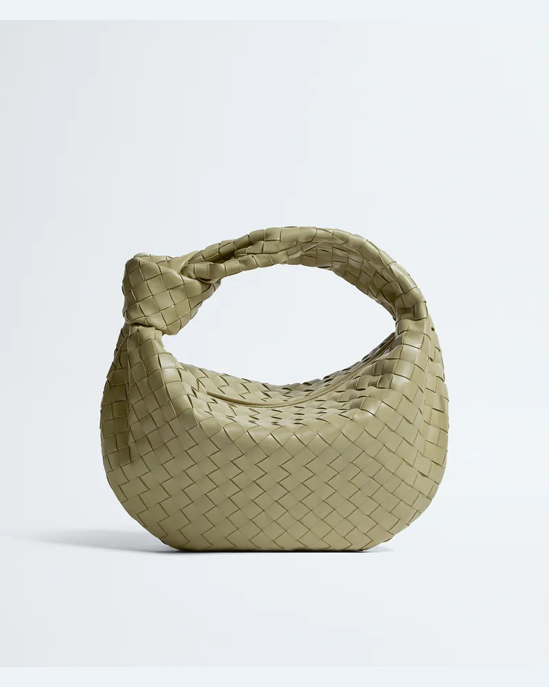 Bottega Veneta Kleine Jodie - Grün - Unisex - 100 % Lammleder Grün