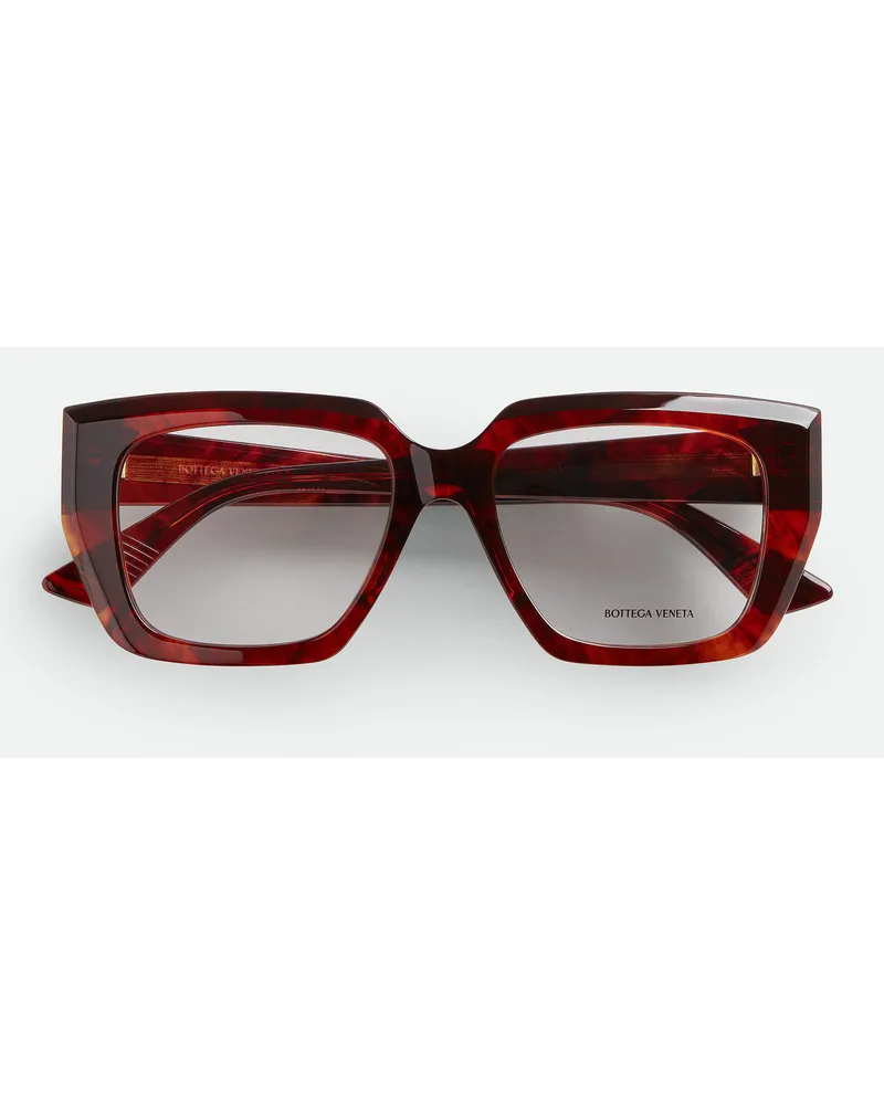 Bottega Veneta Qadratische Classic Acetate Brille Havana