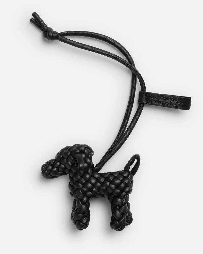 Bottega Veneta Dog Charm Black