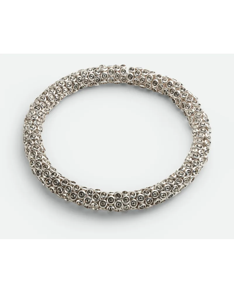 Bottega Veneta Concave Halskette Silver