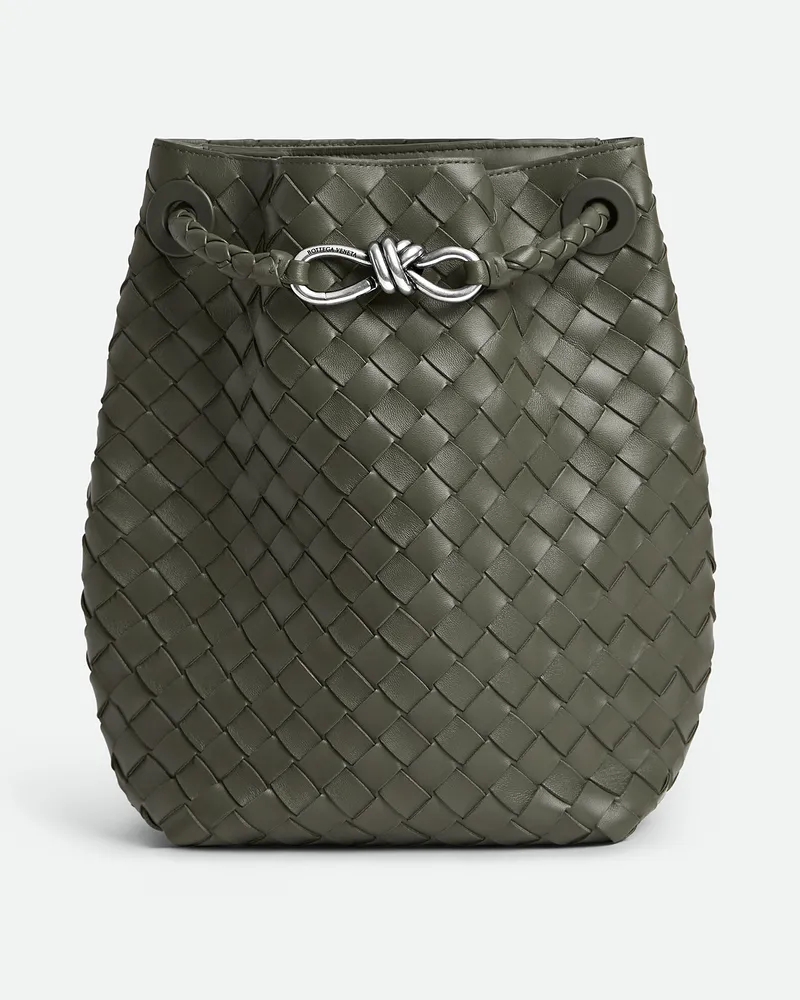 Bottega Veneta Kleine Andiamo Beuteltasche - Grün - Damen - 100 % Lammleder Grün
