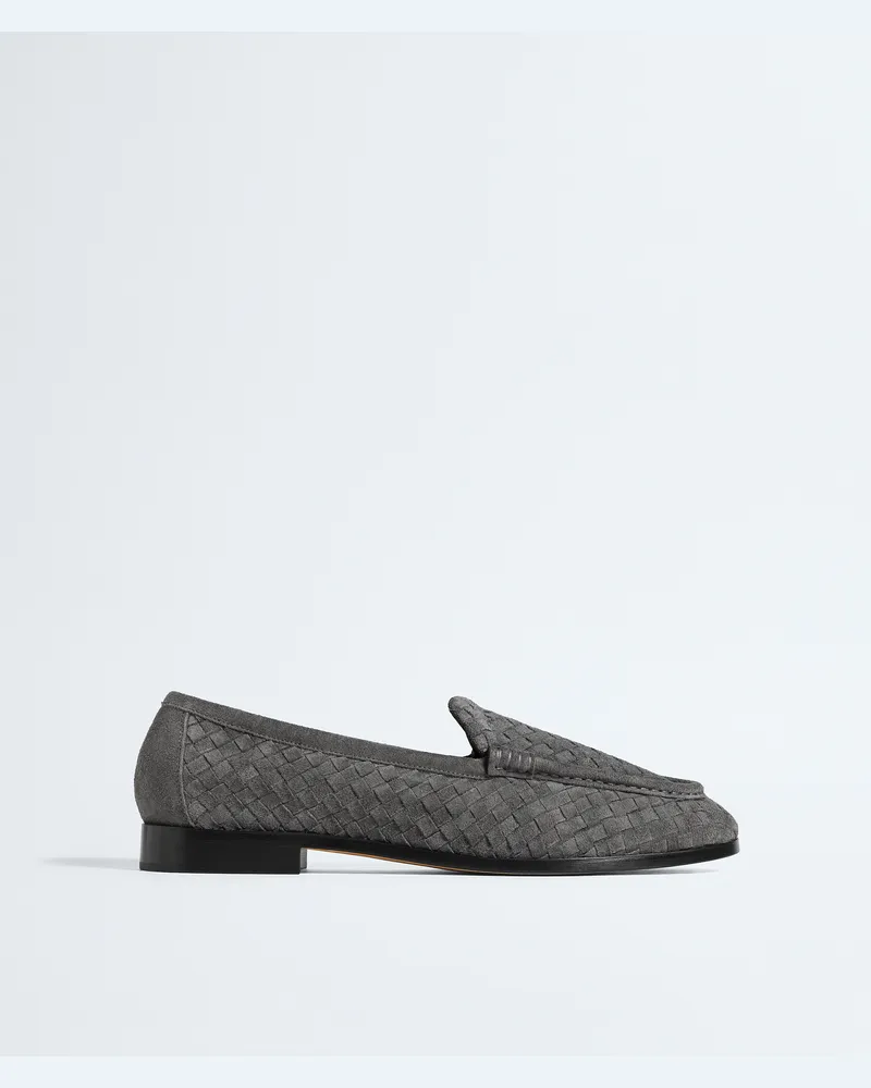 Bottega Veneta Silenzio Loafer-Grau - Herren Grau