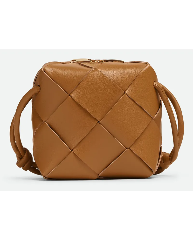 Bottega Veneta Mini Cassette Kameratasche Camel