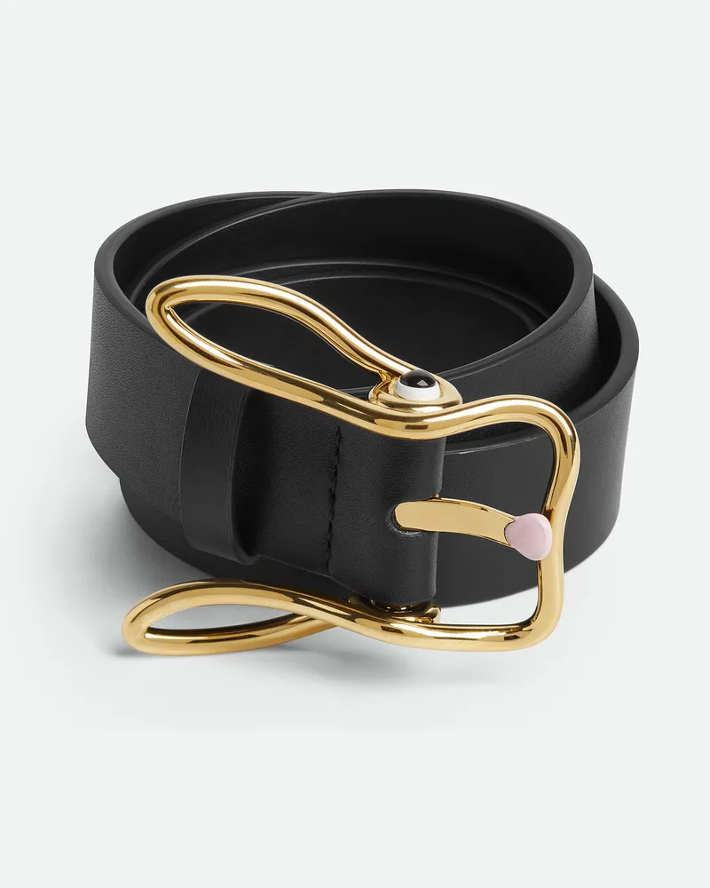 Bottega Veneta Bunny Gürtel Black